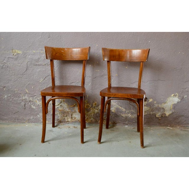 Boho Chic Set of Vintage Bohemian Bistro Chairs For Sale - Image 3 of 13