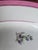 Antique Old Paris Platters With Wildflowers and a Raspberry Pink Border - A Set For Sale In Philadelphia - Image 6 of 8