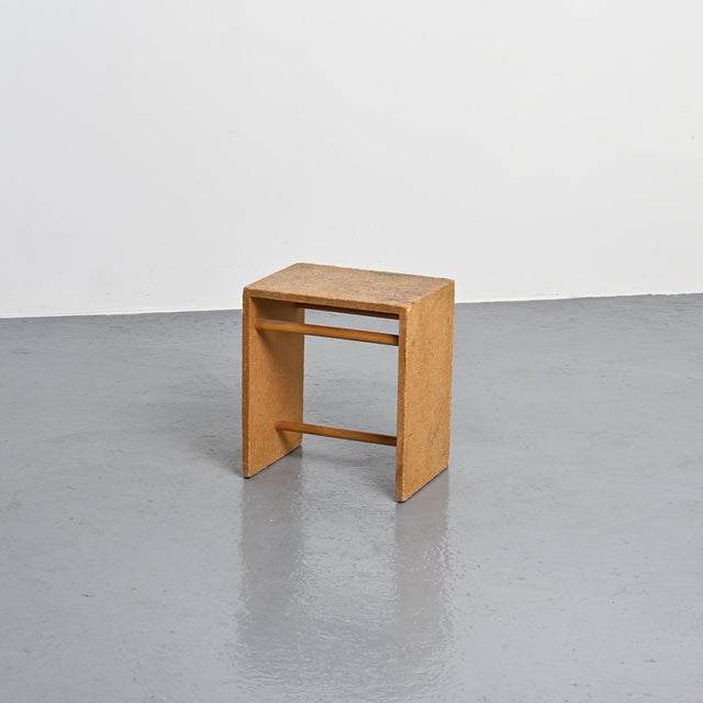 Chipboard Stool by Max Bill for Ulm, 1962 For Sale - Image 3 of 12