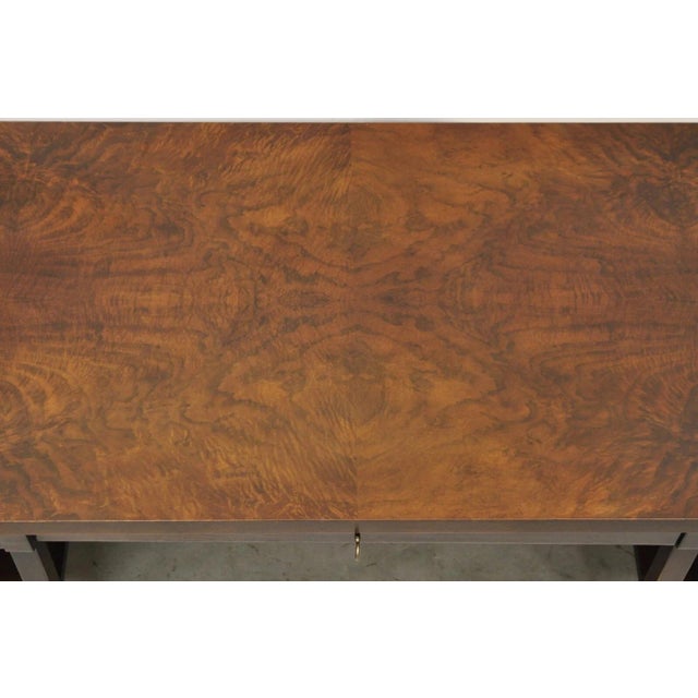 Baker Furniture Company Late 20th Century Bill Sofield for Baker 66" Long Modern One Drawer Mahogany Coffee Table For Sale - Image 4 of 12