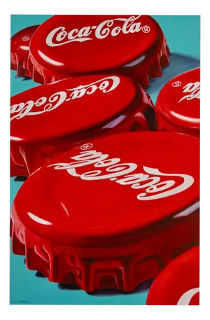 Rob De Vries, Coke\. after Coke\. after Coke, Oil on Canvas