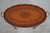 Maitland - Smith Maitland Smith Mahogany Oval Butlers Table For Sale - Image 4 of 16