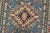 Textile Kazak Runner 2’8” X 9’8” Blue Wool Tribal Hand-Knotted Oriental Rug For Sale - Image 7 of 12