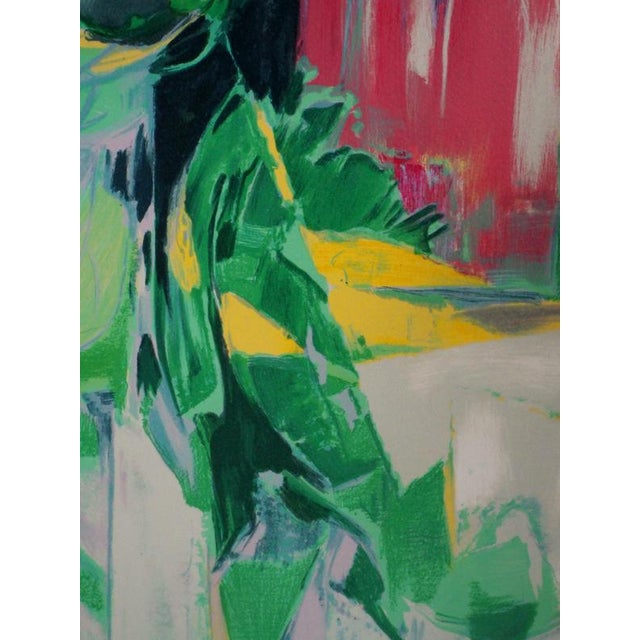 Claude Hemeret, Yellow Bouquet, Lithograph For Sale - Image 6 of 7