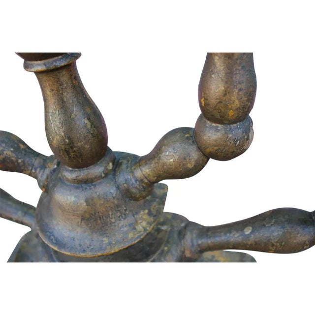 Late 18th Century Gilt Italian Candelabras Table Sconces - a Pair For Sale - Image 4 of 8