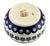 Elevate your table setting with this authentic Polish Pottery sugar bowl, meticulously handcrafted by Zakłady...