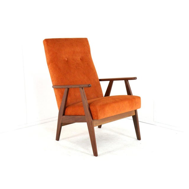 Wood Scandinavian Waalre Armchair, Netherlands For Sale - Image 7 of 13