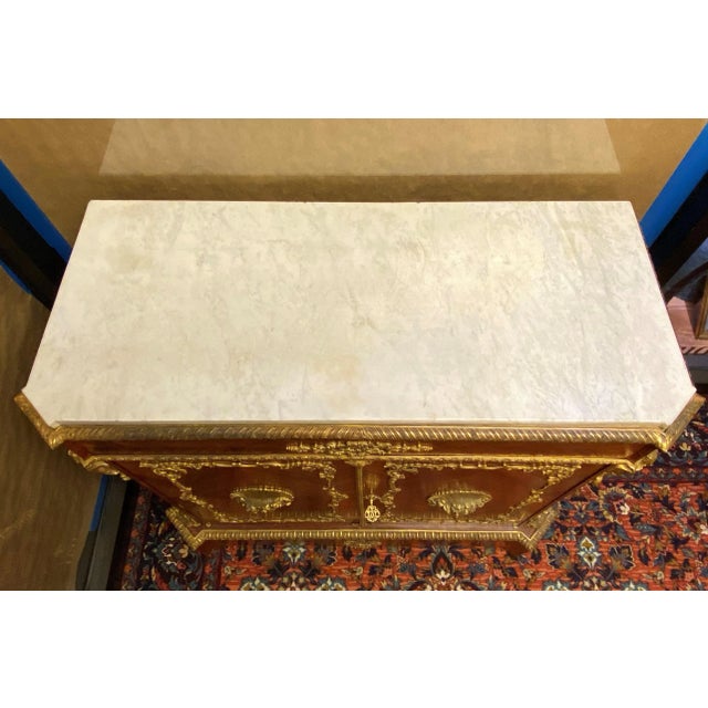 Wood French Regence Style Bronze Mounted Cabinet For Sale - Image 7 of 13