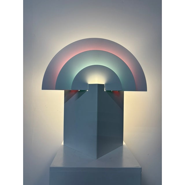 Postmodern No Neon Table Lamp by Olle Andersson for Borens, 1980s For Sale - Image 13 of 13