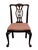 Chippendale Pennsylvania House Solid Mahogany Traditional Chippendale Style Dining Side Chair 13-31078 For Sale - Image 3 of 10