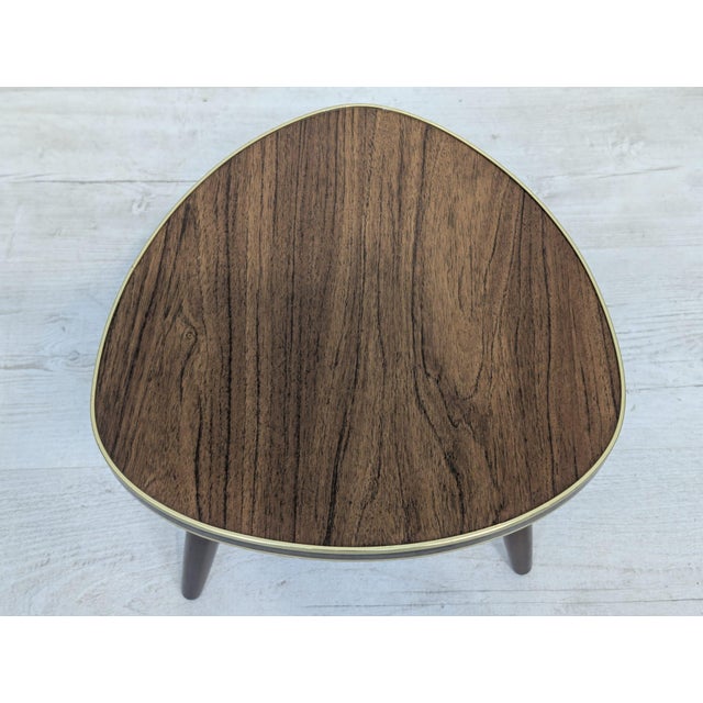 Brown Polish Plant Stand, 1960s For Sale - Image 8 of 10