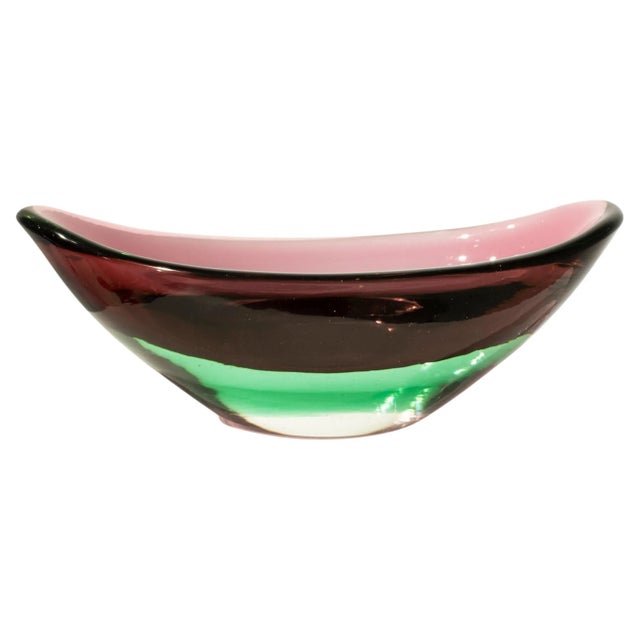 Hand-Crafted Pink Murano Center Piece, 1970 For Sale - Image 9 of 9