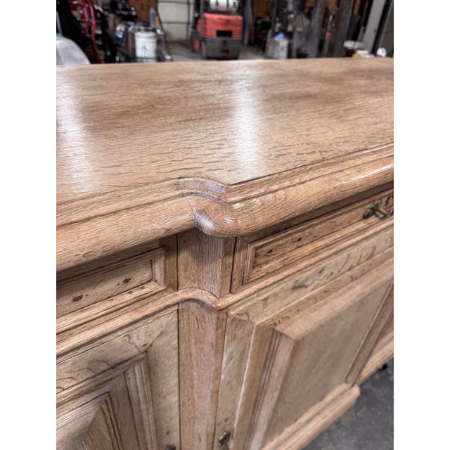 19th Century Bleached Oak Server For Sale - Image 18 of 18