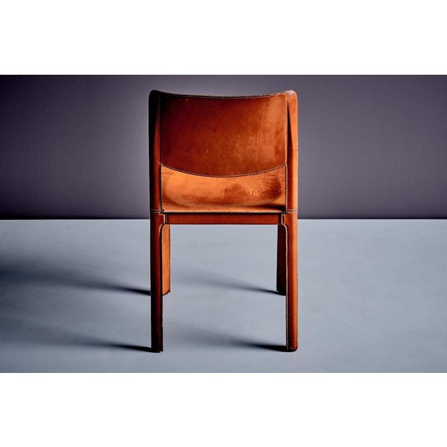 Leather Chair by Tito Agnoli for Matteo Grassi, 1980s For Sale - Image 6 of 13