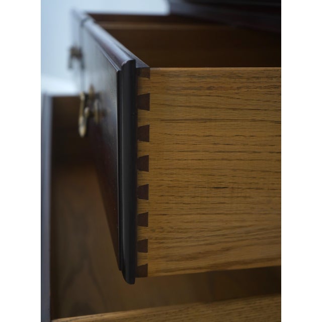 Henkel Harris Model #165 Mahogany Dome Top Armoire Cabinet For Sale In Philadelphia - Image 6 of 18