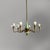 Mid-Century Modern Italian Chandelier in Glass and Green Metal, 1950s For Sale - Image 16 of 16