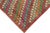 Shabby Chic Balochi Gray/Red Wool Rug - 4'2''x6'1'' For Sale - Image 4 of 11