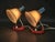 A striking pair of original mid-century modern table lamps by drupol, manufactured in czechoslovakia during the 1960s. The...