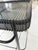 Mathieu Matégot Metal Bar Cart, Glass Lower Shelf, Pleated Apron, France, 1950s For Sale - Image 10 of 17