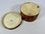 Paper Antique Wallpaper Band Box: Mid 19th Century Lidded Container For Sale - Image 7 of 10
