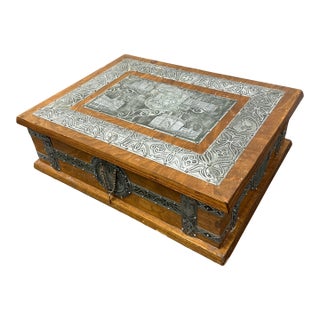 Z. Zaczewski for Spółdzielnia Rzemieślnicza Polish Decorative Chest, Vintage For Sale
