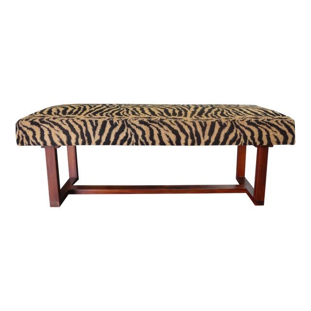 1960s Mid Century Scandinavian Modern Teak Bench For Sale