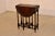 Victorian 19th C. English Oak Carved Gate Leg Table For Sale - Image 3 of 12