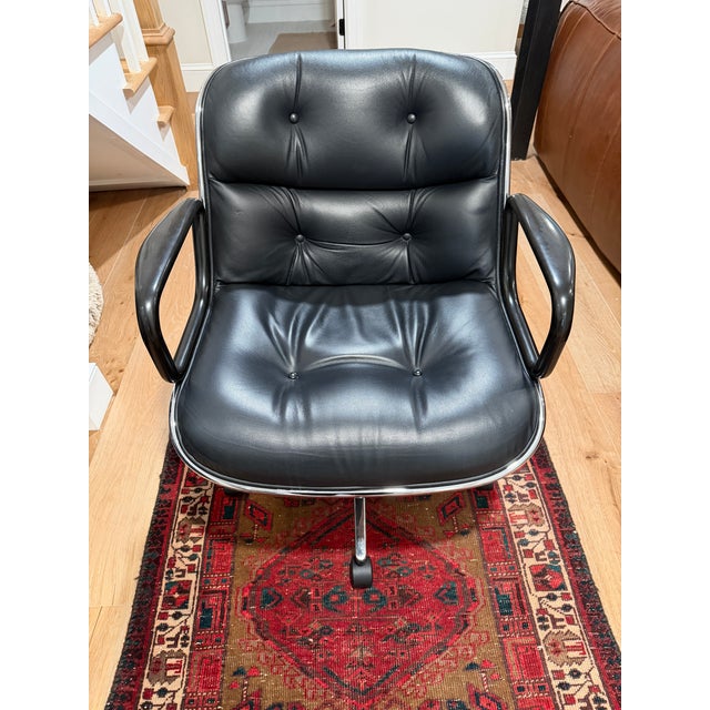 Knoll Vintage Knoll Pollock Executive Chairs- Set of 6 For Sale - Image 4 of 12