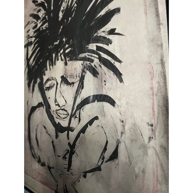 Resting by Abdoul Kader Boly, Framed For Sale In Atlanta - Image 6 of 7