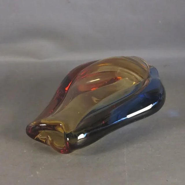 Bohemian Glass Vase by Hana Machovska for Mstisov Glassworks For Sale - Image 4 of 8