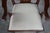 2 Late 20th Century Maitland Smith Chippendale Pierced Mahogany Dining Arm Chairs Silk Seats Pair For Sale - Image 12 of 18