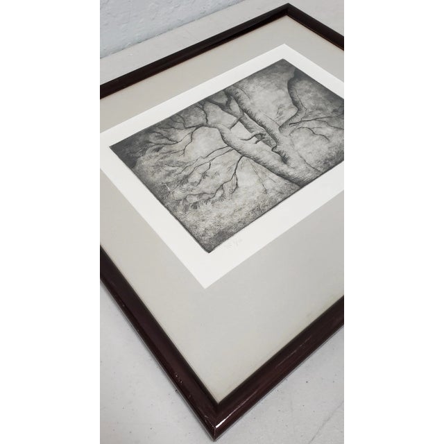 Henry Spencer Moore (1898-1986) "Spreading Branches" Original Signed Etching For Sale - Image 4 of 11