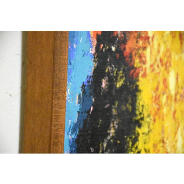 Mid Century Abstract Painting For Sale In Boston - Image 6 of 8