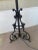 Mid-Century Hollywood Regency Spanish Mediterranean Norman Perry Wrought Iron Floor Lamp For Sale In West Palm - Image 6 of 11