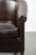 English Dark Cowhide Club Armchair For Sale - Image 10 of 13