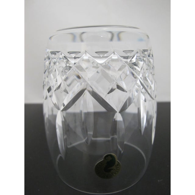 Glass Waterford Crystal Lismore Double Old Fashioned Glass Set of 4 Original Box For Sale - Image 7 of 9