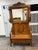 Design Plus Gallery presents an Antique Oak Hall Tree/Entry Bench. This antique oak hall tree has a paneled back, lift-...