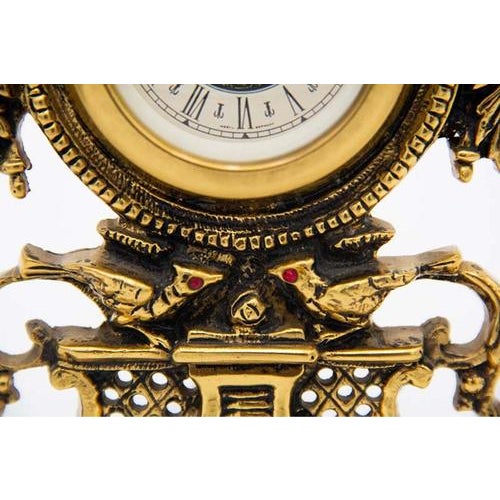 Regulator Clock in Gilded Brass For Sale - Image 8 of 10