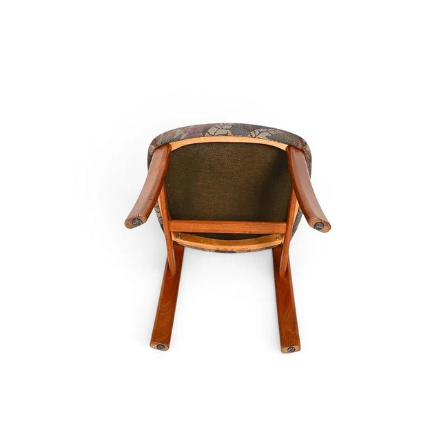 Wood Set 6 Danish Teak Mid Century Modern Dining Chairs For Sale - Image 7 of 13