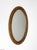 Mid 20th Century Mid-Century Oval Gilt Wall Mirror For Sale - Image 5 of 10