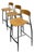Set of 3 Design Within Reach Italian Altek Sergio Mian Baba Counter Stools For Sale