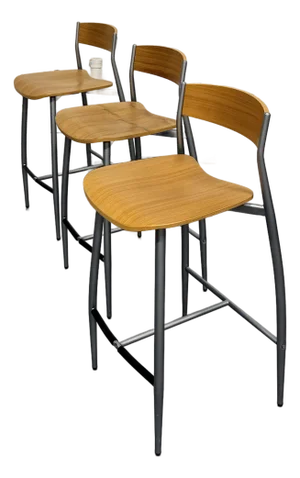 Set of 3 Design Within Reach Italian Altek Sergio Mian Baba Counter Stools