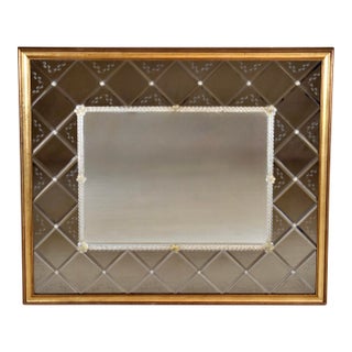 Custom Hollywood Regency Mantle Mirror New York Design Center, 1980's For Sale