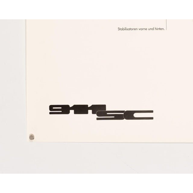 Paper Porsche 911 SC Cutaway Poster by Studio Farr, 1983 For Sale - Image 7 of 9