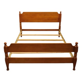 Ballman Cummings Solid Maple Early American Colonial Style Full Size Bed For Sale