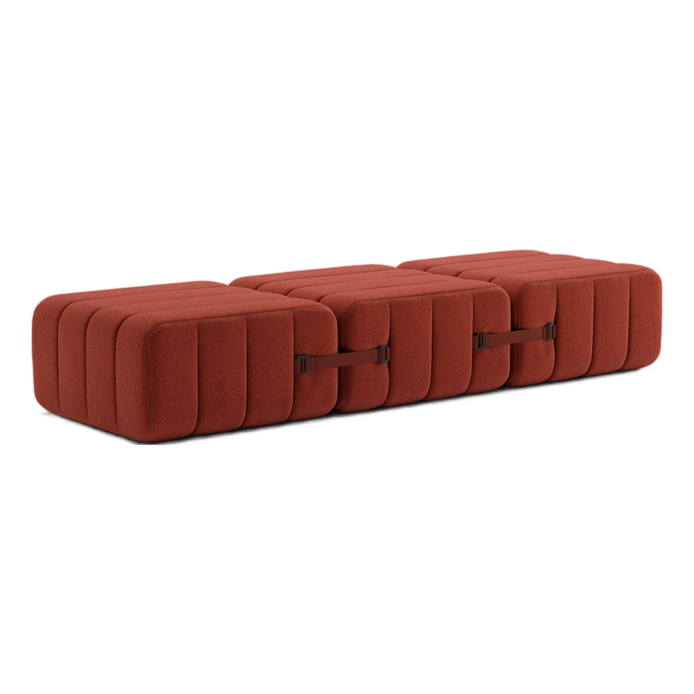 Curt Modular Set - Flexible Bench - Dama - 0058 (Red) by Ambivalenz ...