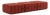 Curt Modular Set - Flexible Bench - Dama - 0058 (Red) by Ambivalenz, Set of 3 For Sale