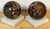 Black Pair Italian Grand Tour Style Brecciated Specimen Marble Spheres Carrara Bases For Sale - Image 8 of 14
