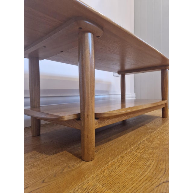 Wood Mid-Century Windsor Two-Tier Coffee Table in Pale Elm from Ercol, 1970s For Sale - Image 7 of 10