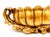 Russel Wright Mid Century Russel Wright for Freeman McFarlin Gilt Centerpiece Bowl / Jardiniere / Planter — Hollywood Regency / Mid-Century For Sale - Image 4 of 12